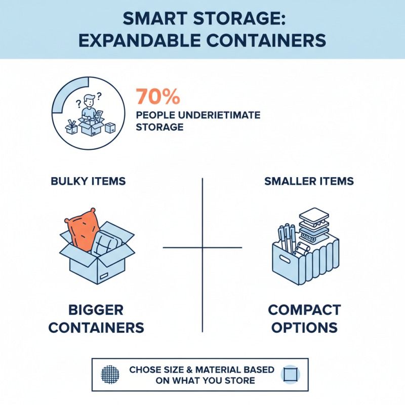 How to Effectively Use an Expandable Container for Your Storage Needs?