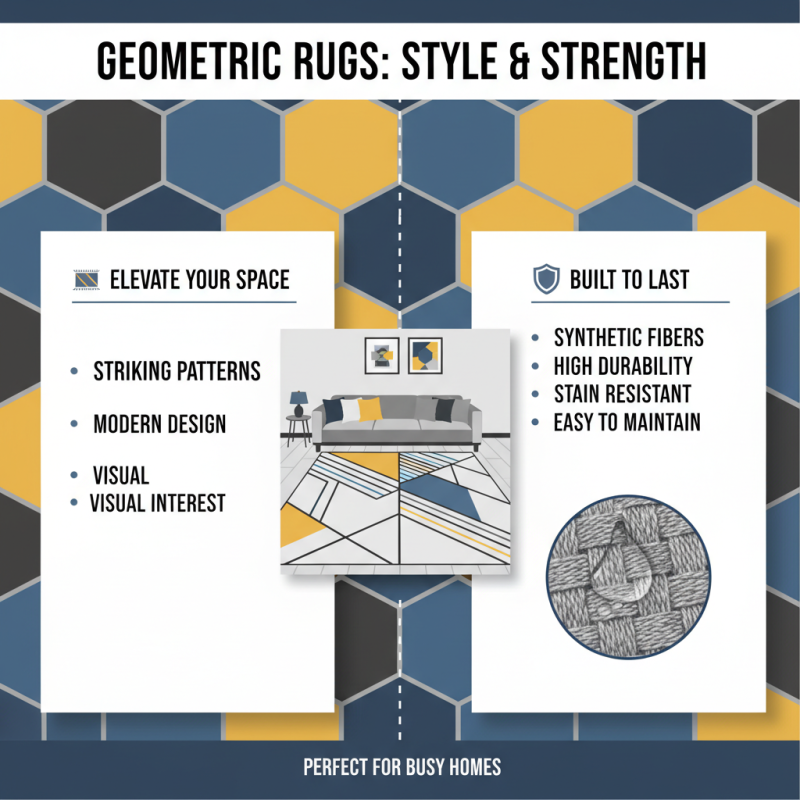 What are the Benefits of Using Geometric Rugs in Home Decor?