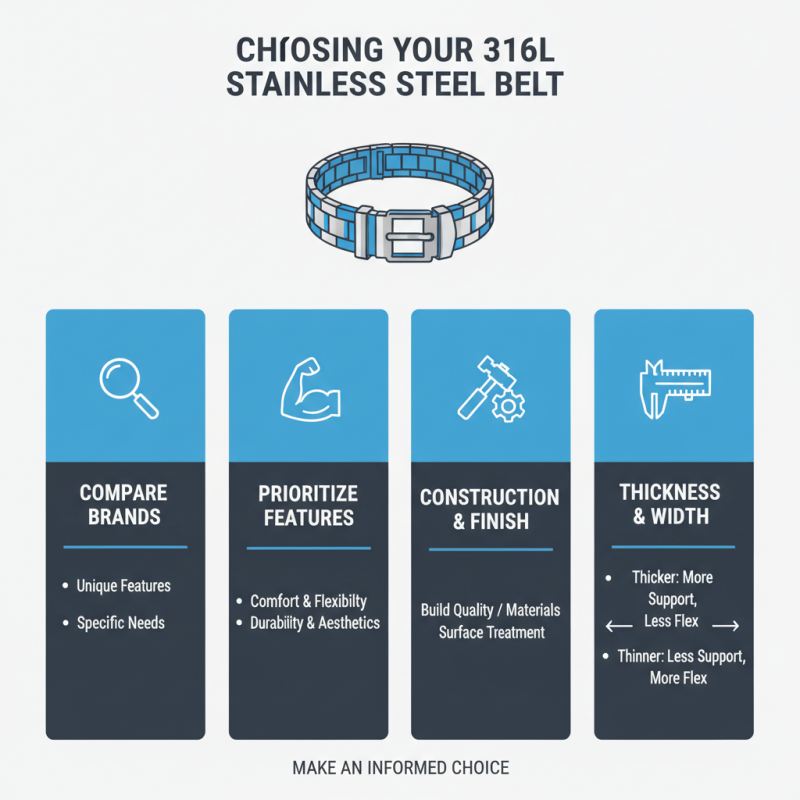 How to Choose the Best 316l Stainless Steel Belt for Your Needs?