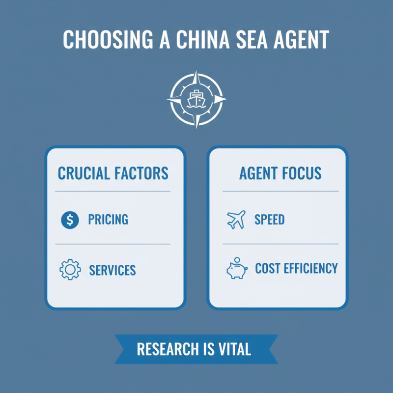 How to Choose the Right China Sea Agent for Your Shipping Needs?