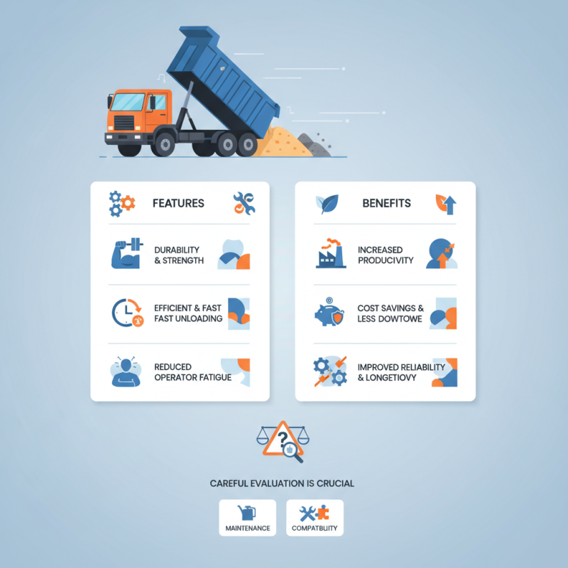 Best Dump Truck Hydraulic Hoist Features and Benefits?