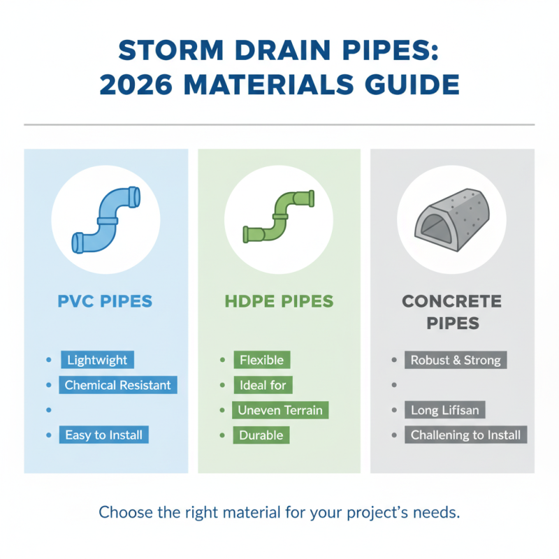 Best Storm Drain Pipe Options for 2026 What to Choose?