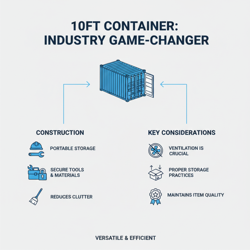 Why Choose a 10ft Container for Your Storage and Shipping Needs?