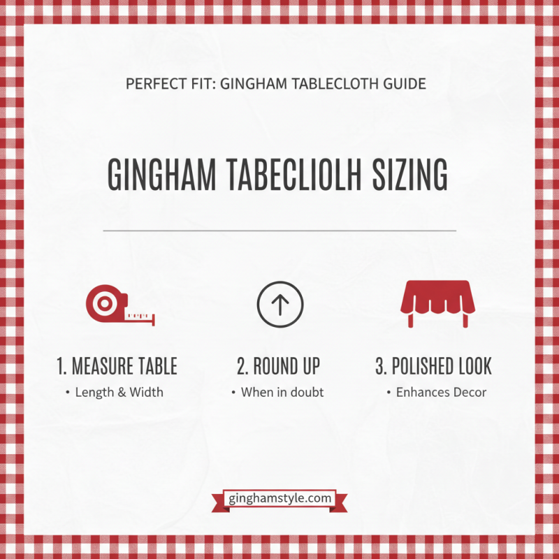 How to Choose the Perfect Gingham Tablecloth for Your Event?