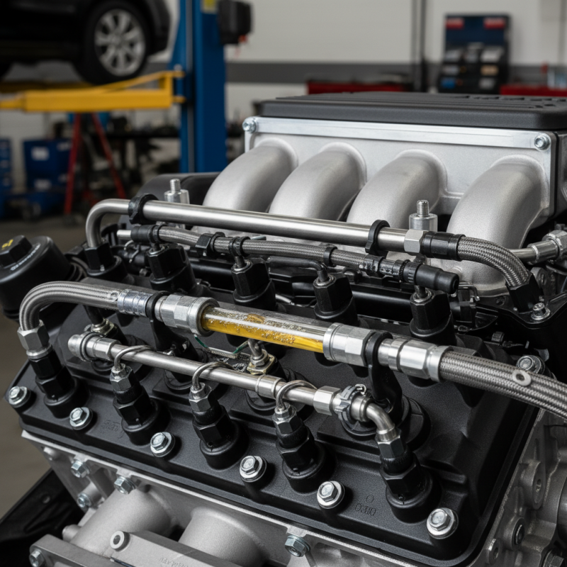 What is a fuel line assembly and how does it work?