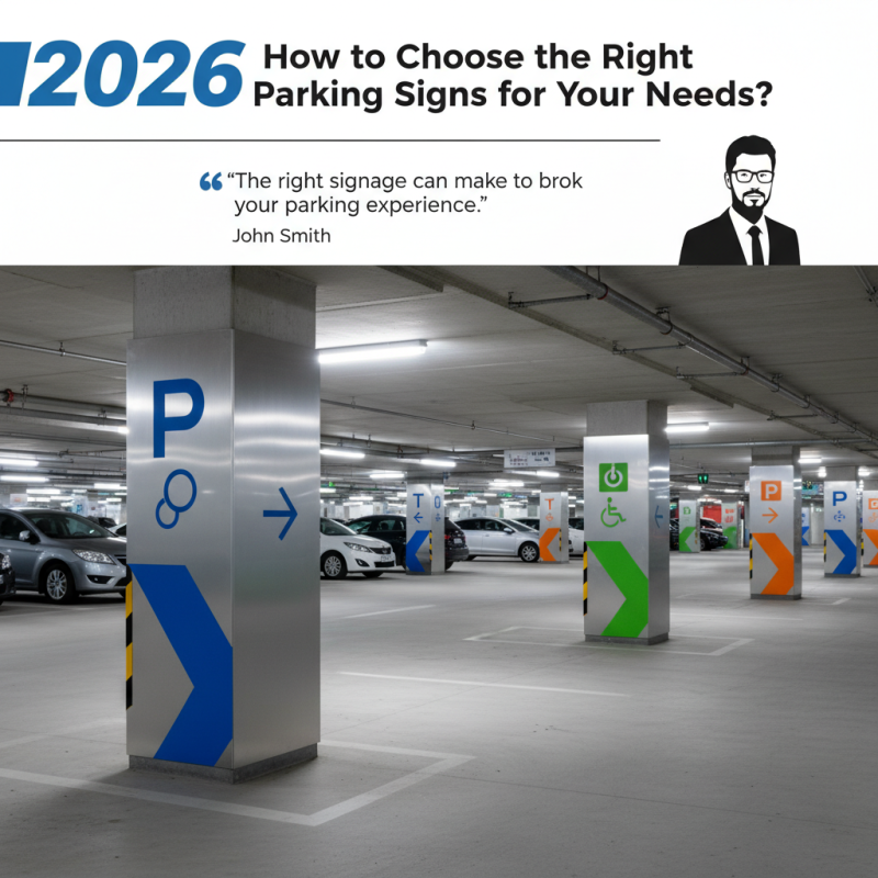 2026 How to Choose the Right Parking Signs for Your Needs?