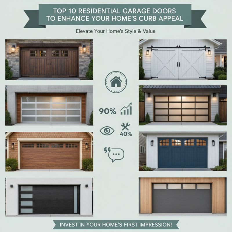 Top 10 Residential Garage Doors to Enhance Your Home's Curb Appeal?