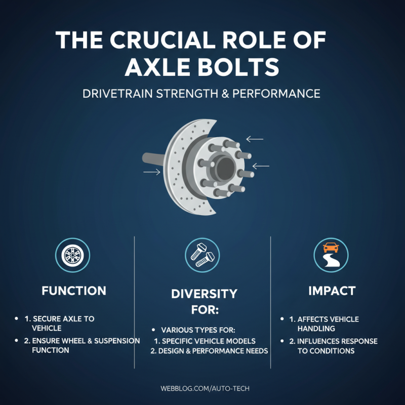 What is Axle Bolts and Their Importance in Vehicle Maintenance?