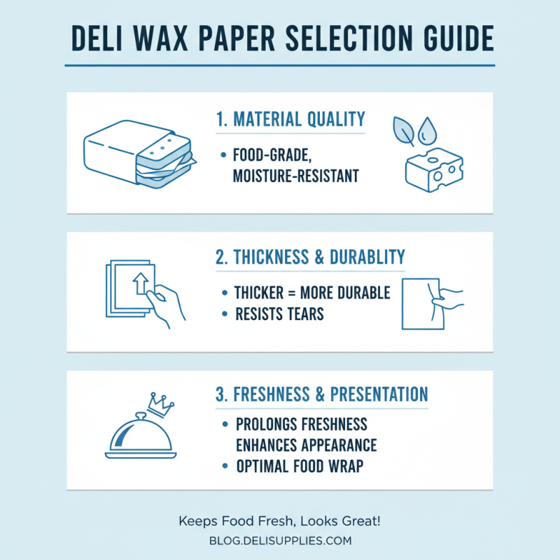 2026 Top Deli Wax Paper Sheet Options for Your Fresh Food Needs
