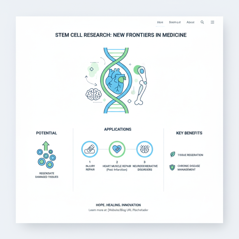 How to Explore Stem Cell Regenerative Medicine Applications for Healthcare Solutions?