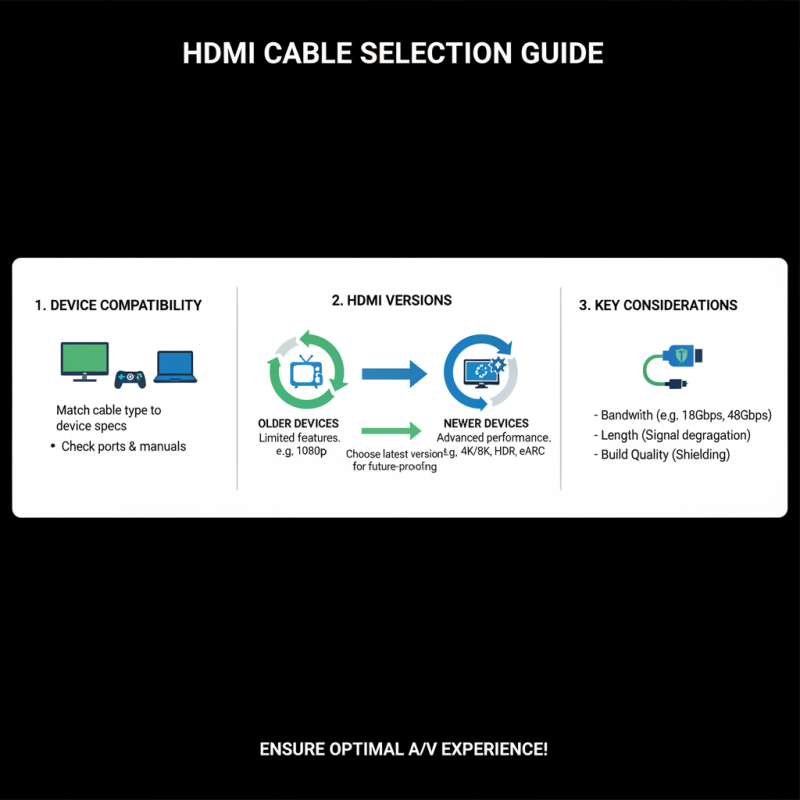 How to Choose the Right HDMI Cord for Your Devices?