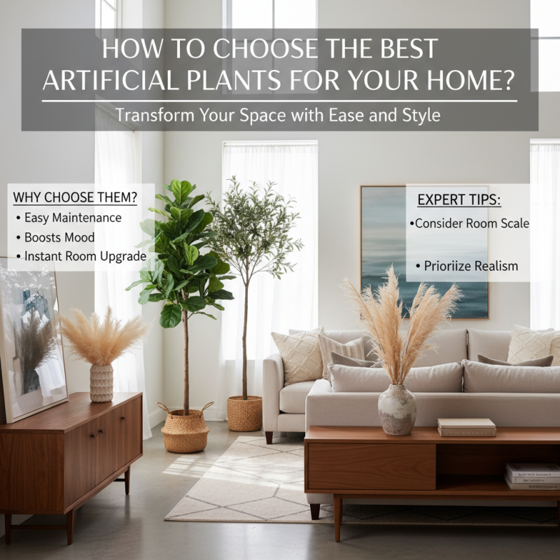 How to Choose the Best Tall Artificial Plants for Your Home?