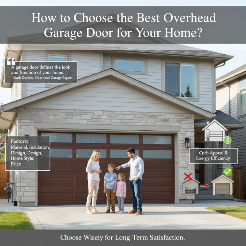 How to Choose the Best Overhead Garage Door for Your Home?
