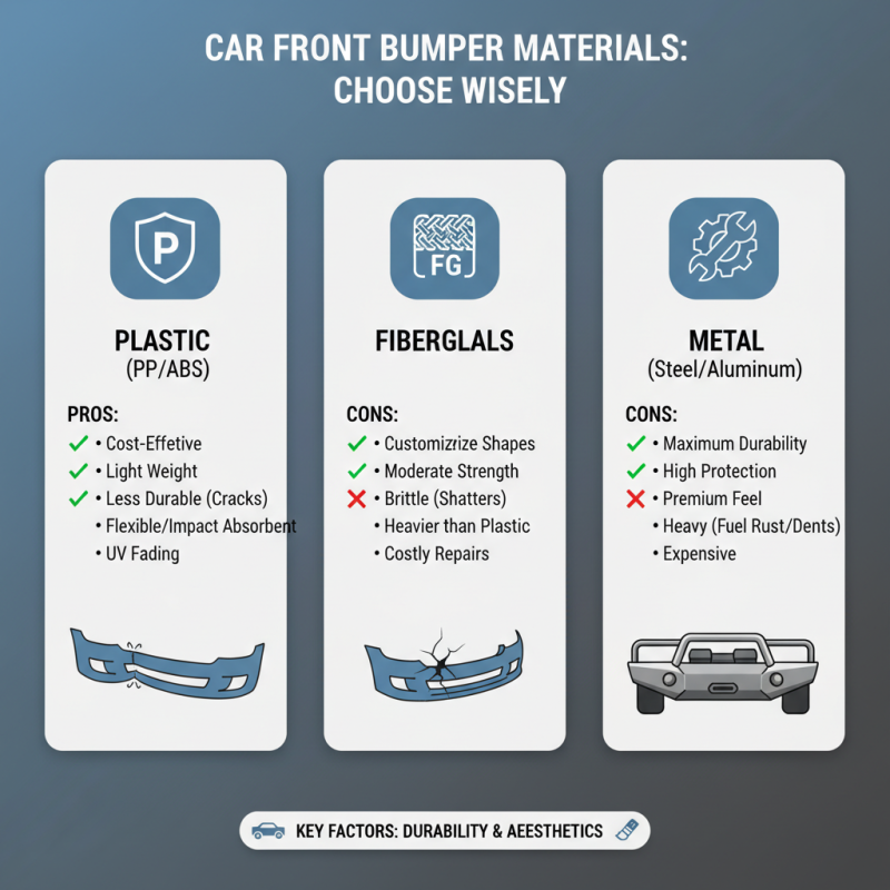 Top 5 Tips for Choosing the Right Car Front Bumper?