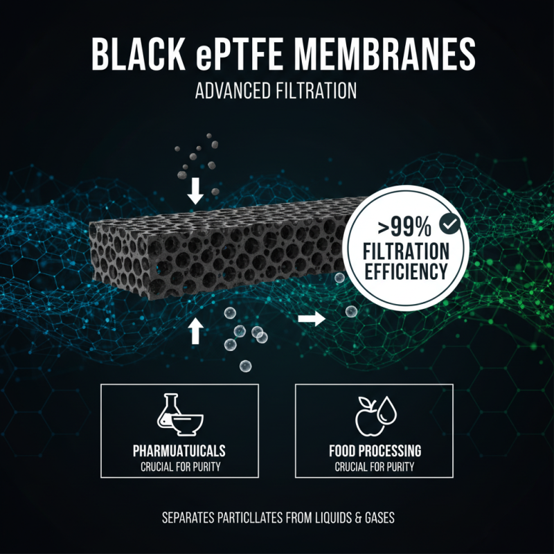 Top Benefits of Black Eptfe Membrane in Filtration Applications?