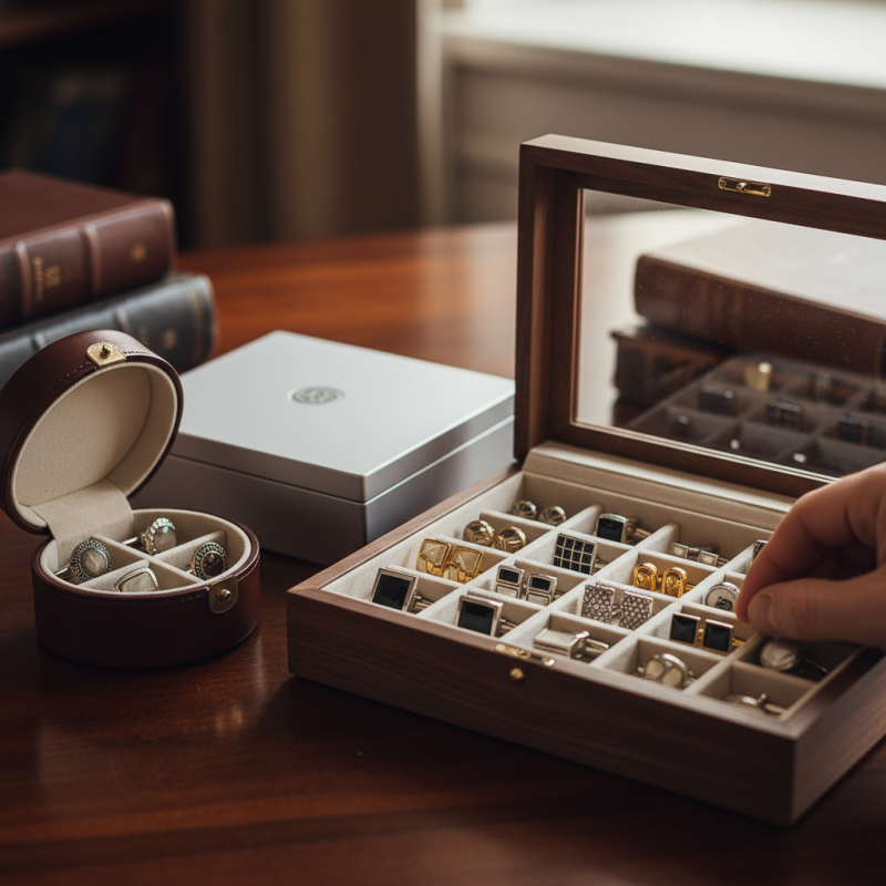 Top Cufflink Box Styles for Every Gentleman to Elevate Their Accessories?