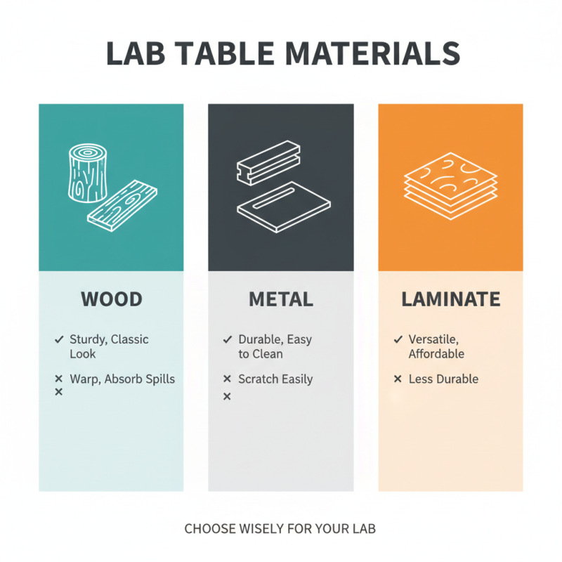 How to Choose the Best Lab Table for Your Workspace?