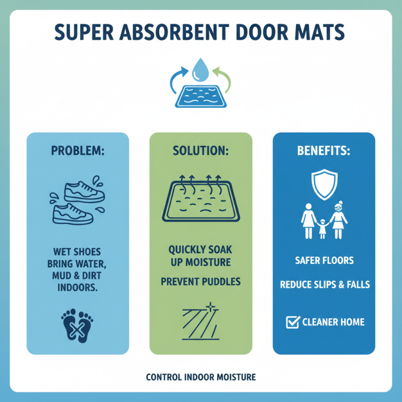 Top Benefits of Super Absorbent Door Mats for Home Use?