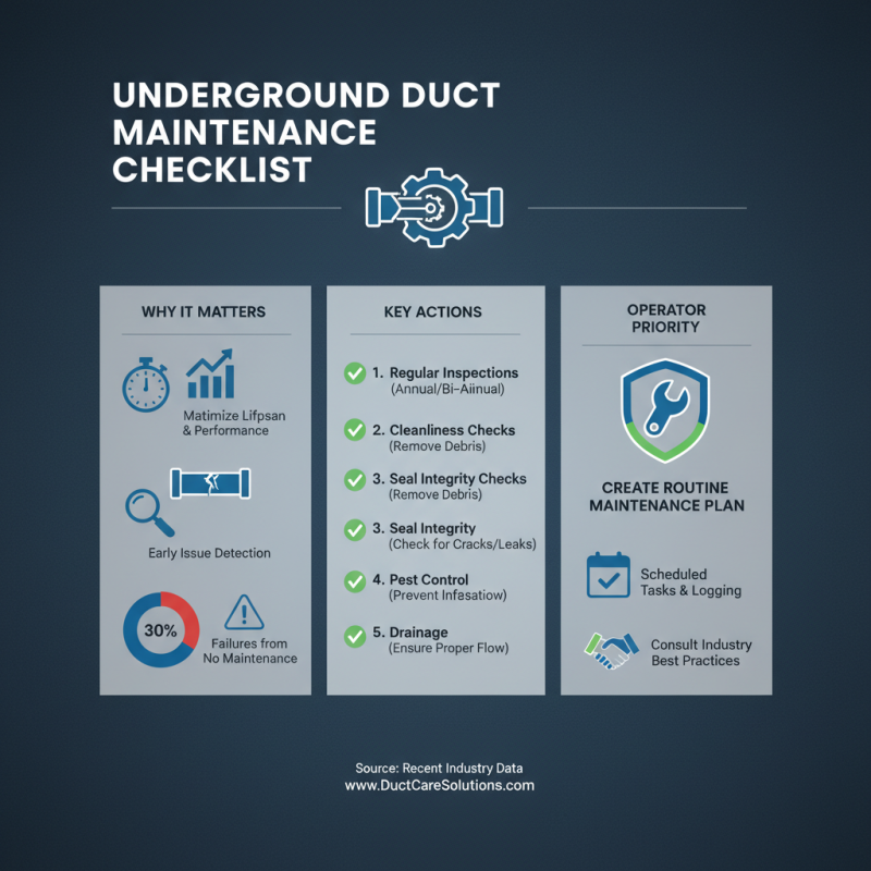 Top Underground Ducting Techniques for Effective Installation and Maintenance?