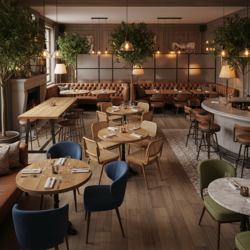 Top 10 Restaurant Interior Furniture Ideas for a Cozy Ambiance?