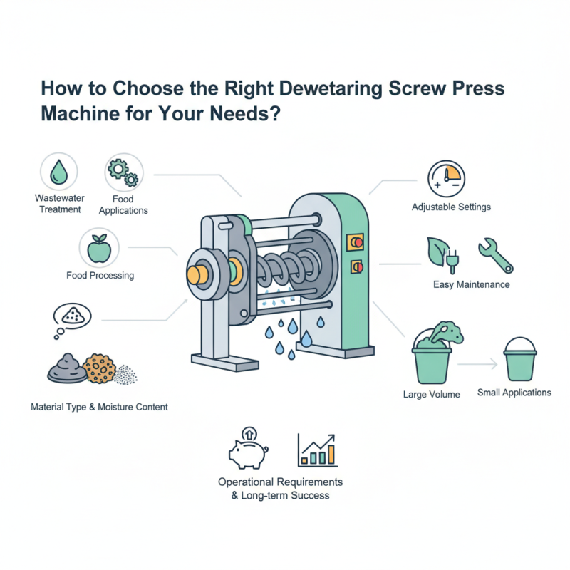 How to Choose the Right Dewatering Screw Press Machine for Your Needs?