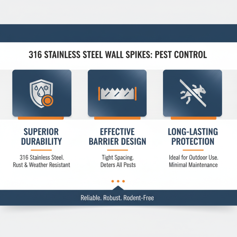 Best 316 Wall Spikes for Home Security and Pest Control?