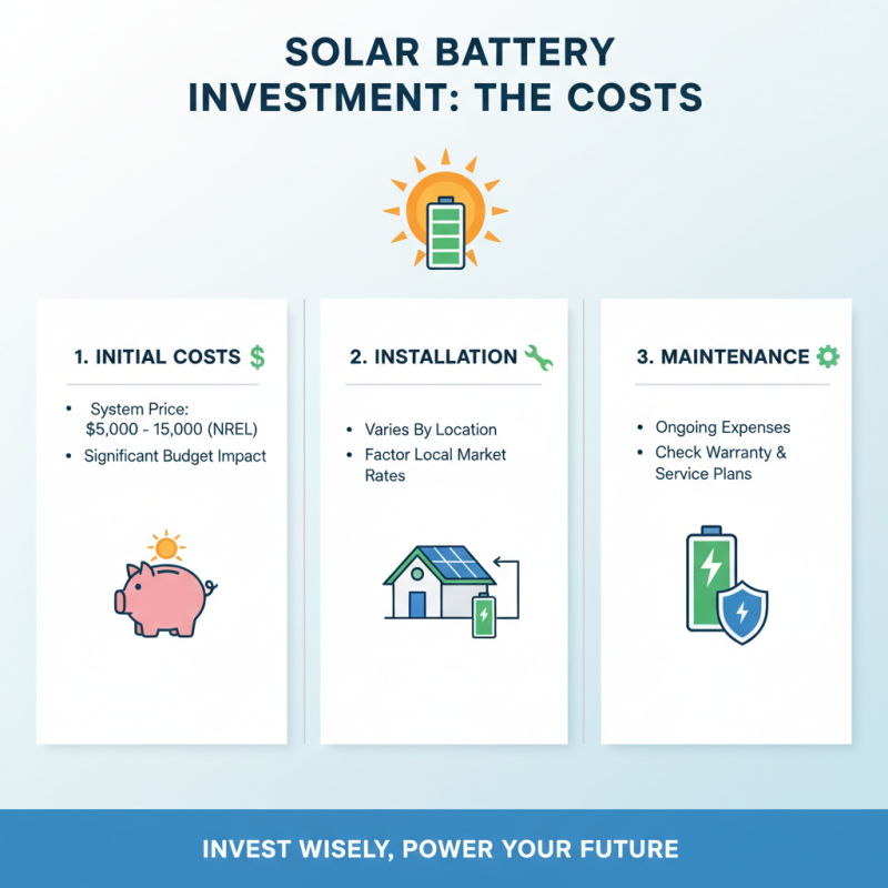 How to Choose the Right Solar Power Battery for Your Needs?