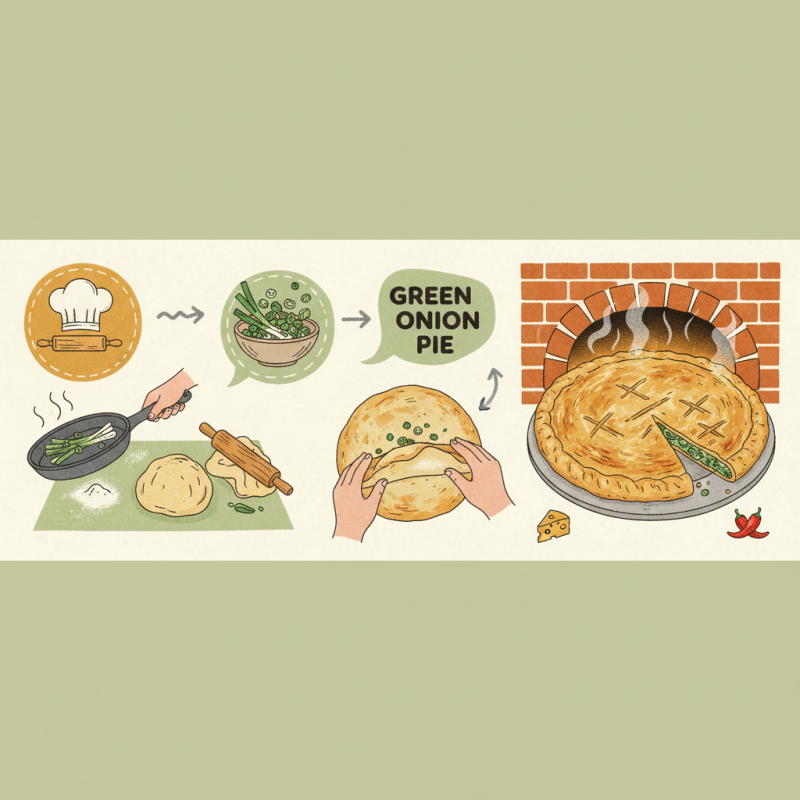 How to Make Delicious Green Onion Pie at Home?