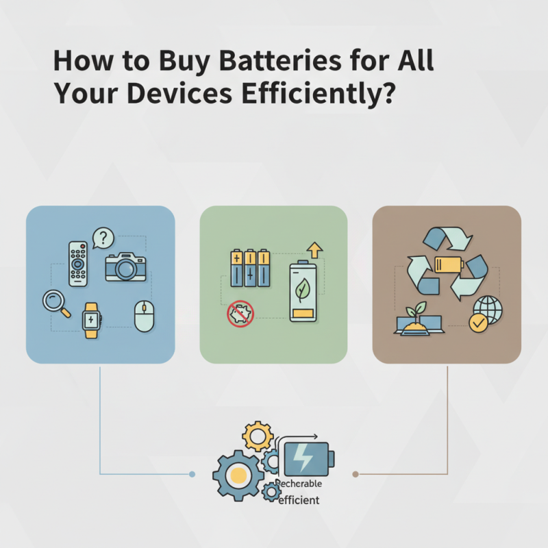 How to Buy Batteries for All Your Devices Efficiently?