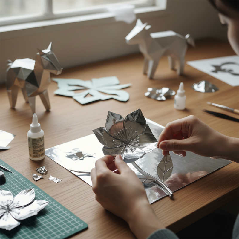 How to Use Silver Foil Paper for Stunning Crafts?