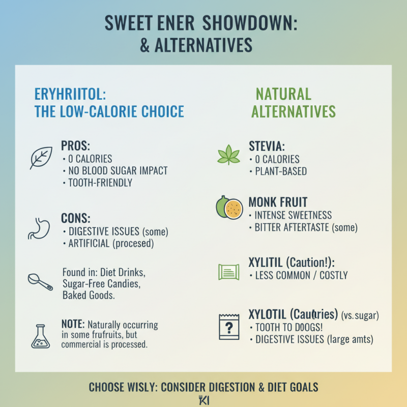 Best Alternatives To Erythritol for Your Diet?