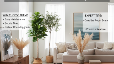 How to Choose the Best Tall Artificial Plants for Your Home?