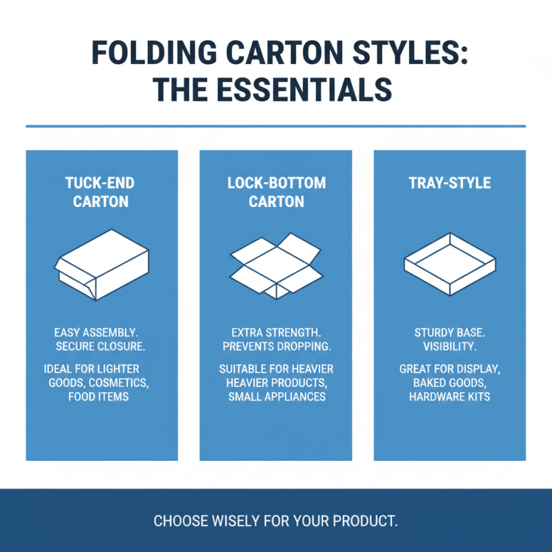How to Choose the Right Folding Carton Styles for Your Packaging Needs?