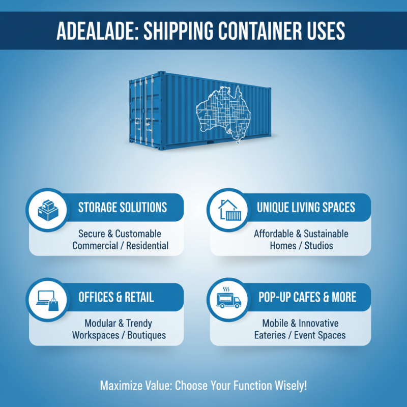 What is the Best Use of Shipping Containers Adelaide?