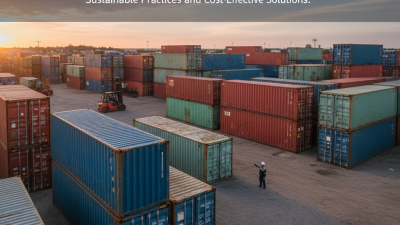 How to Choose the Best Second Hand Storage Containers for Your Needs?