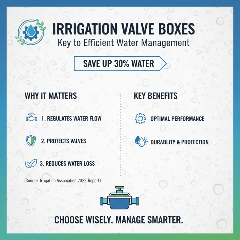 2026 Best Irrigation Valve Boxes for Efficient Water Management?