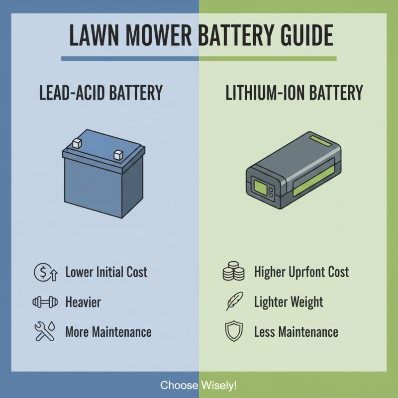 Why Choose the Right Lawn Mower Battery for Your Needs?