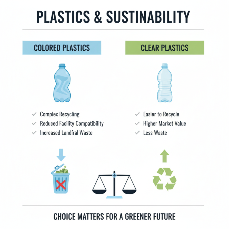 Why Does the Color of Plastic Matter for Recycling and Sustainability?