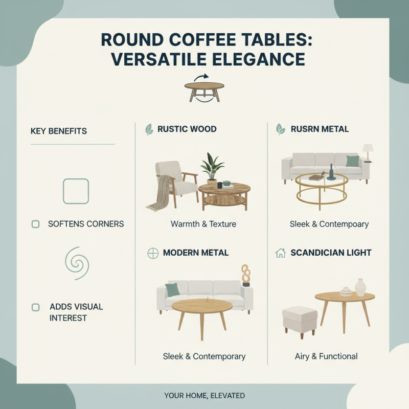 Top Coffee Table Wood Round Designs for Your Living Room Ideas?