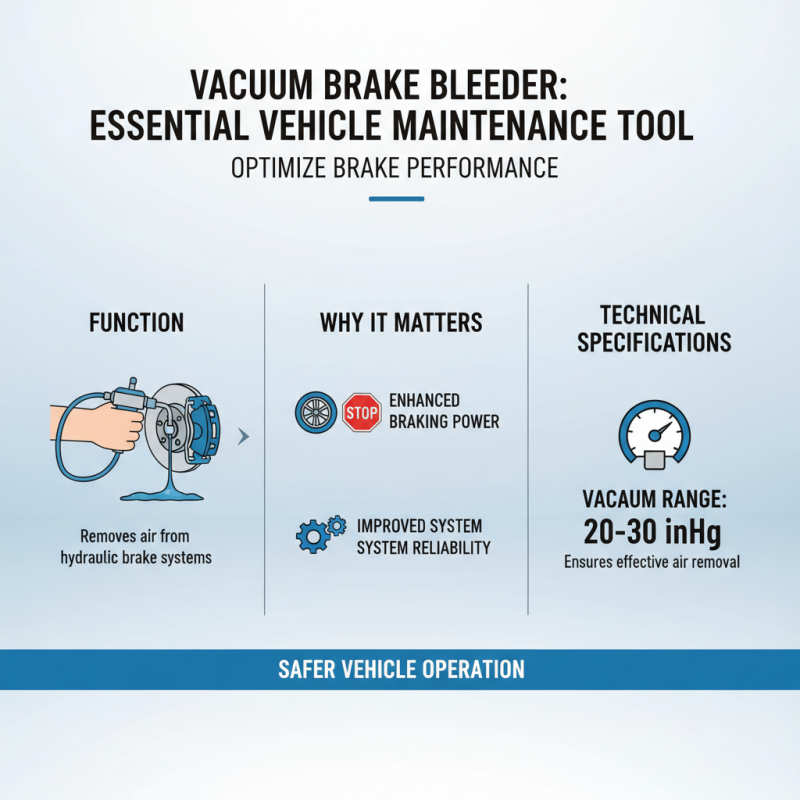 What is a Vacuum Brake Bleeder and How Does It Work?