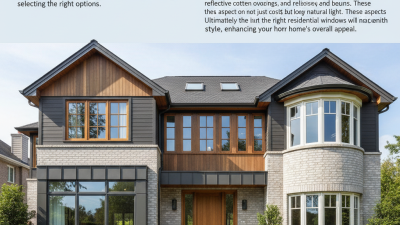 How to Choose the Best Residential Windows for Your Home?