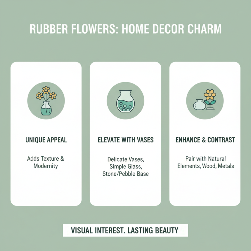 10 Amazing Tips for Using Rubber Flowers Artificial in Home Decor