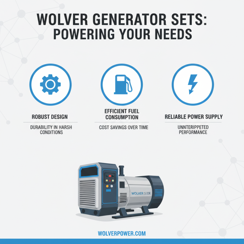 Why Choose a Wolver Generator Set for Your Power Needs?