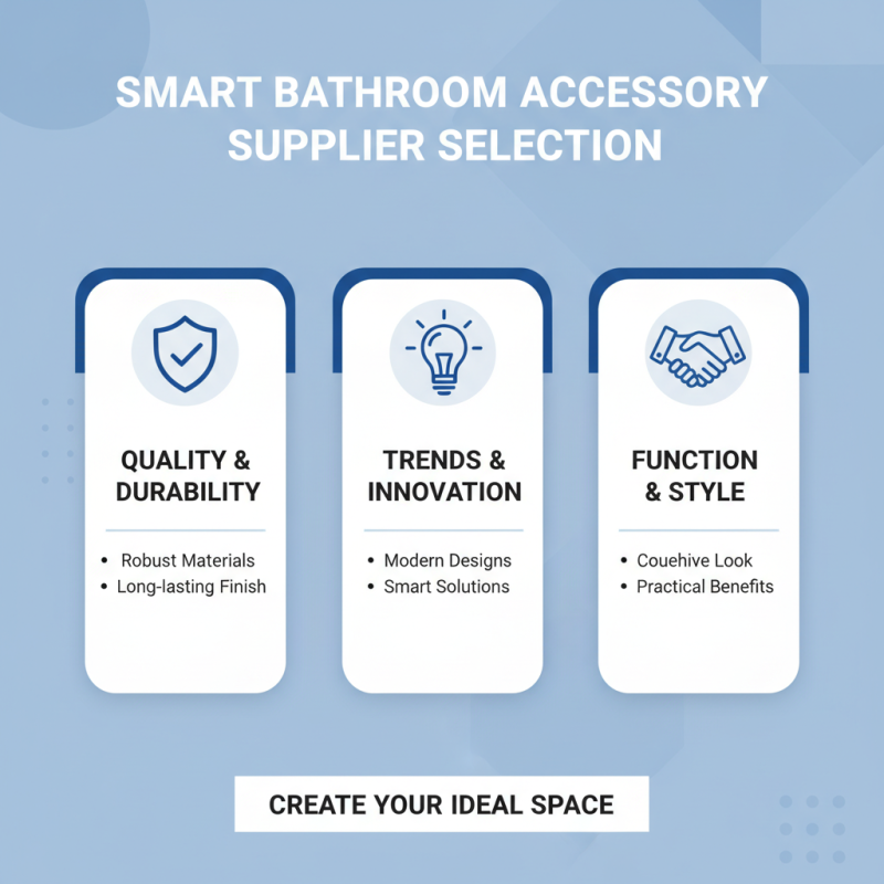 Why Choosing the Right Bathroom Accessories Suppliers Matters for Your Home?