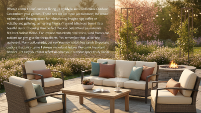 2026 Best Outdoor Sofa Set Options for Your Patio or Garden?