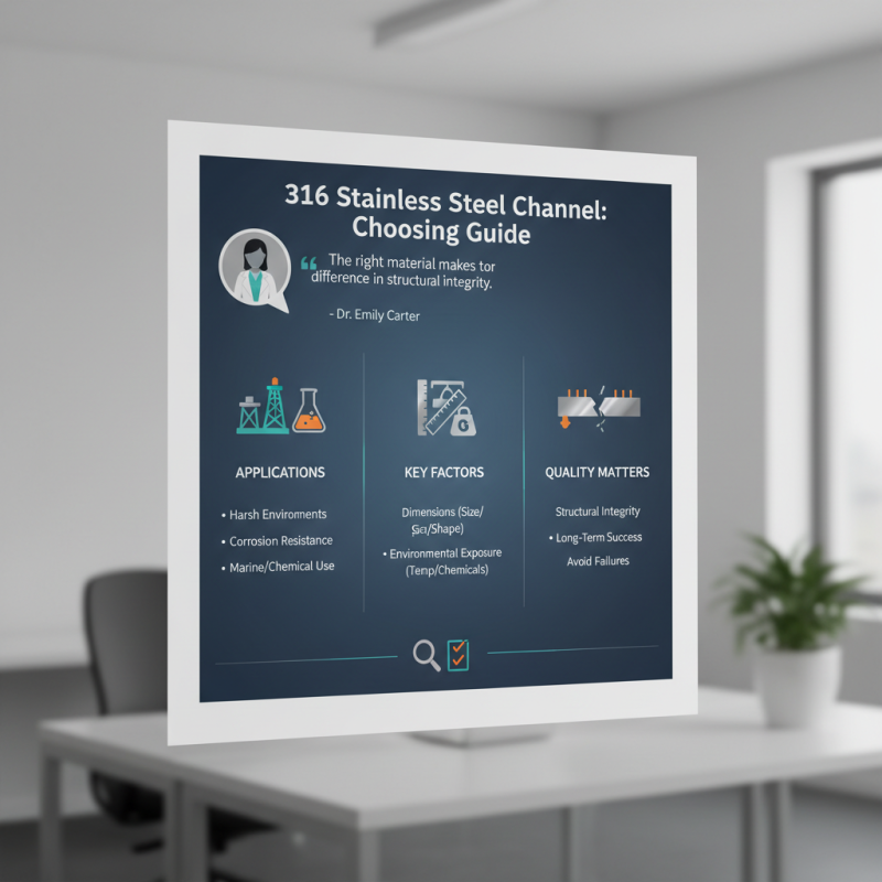 316 Stainless Steel Channel Tips for Choosing the Best Options?