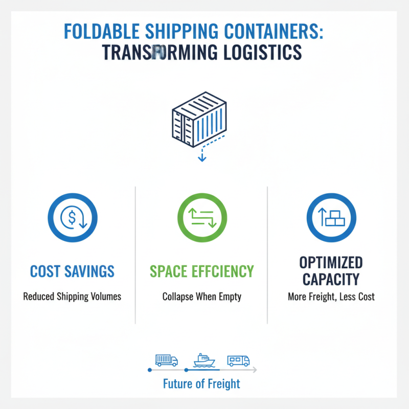 Top Benefits of Using Foldable Shipping Containers for Efficient Transportation