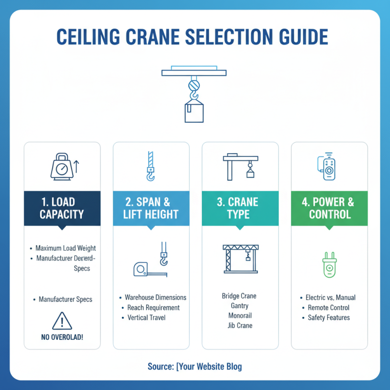 How to Choose the Right Ceiling Crane for Your Warehouse Needs?