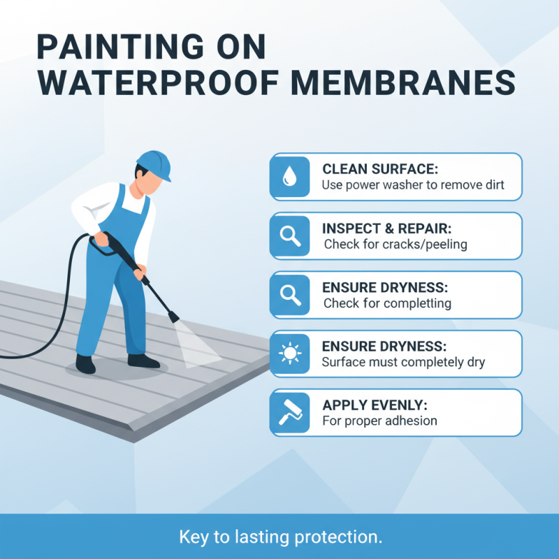 How to Paint on Waterproof Membrane for Effective Results?