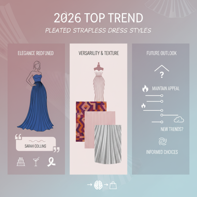 2026 Top Trend Pleated Strapless Dress Styles to Watch Out For?